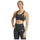 Adidas Γυναικείο μπουστάκι Powerreact Rib Medium Support Bra